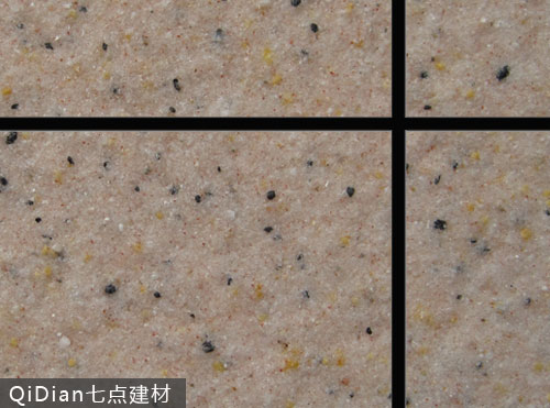 七点天然单彩真石漆 / 100%纯天然/不褪变色/超耐候、耐污性/使用年限10-15年