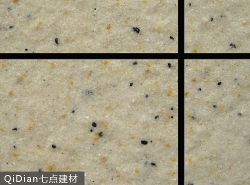 七点天然单彩真石漆 / 100%纯天然/不褪变色/超耐候、耐污性/使用年限10-15年
